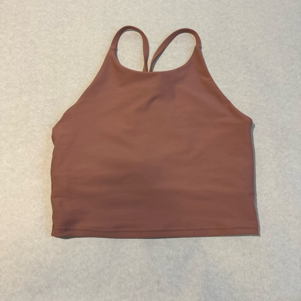 Old navy active power soft racer back cropped tank size M
